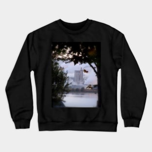 foggy sunrise over the Columbia River 5 Crewneck Sweatshirt